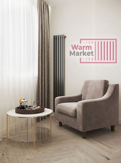 Costola 60х30 V - вертикальный трубчатый радиатор высотой 750 мм, 7 секций