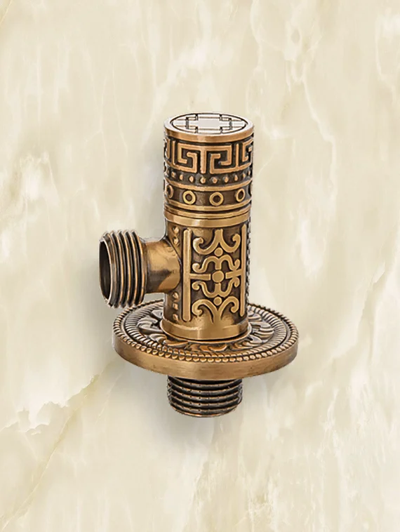 Вентиль для гигиенического душа античная бронза бочонок