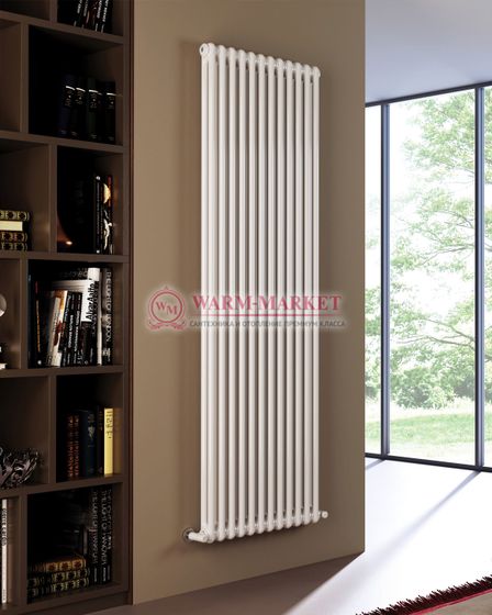 Вертикальный трубчатый радиатор Zehnder 6150 №1270 с боковым подключением