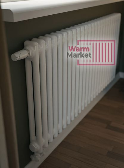 Axxinot Sentir 2080 - стальной трубчатый радиатор, нижнее подключение с термостатикой N69 твв