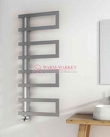 Дизайнерский полотенцесушитель из матовой полированной нержавеющей стали Arlen Carisa