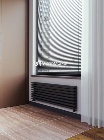 Bareng Select Z 1500 - горизонтальный трубчатый радиатор шириной 1500 мм, нижнее разнесенное подключение