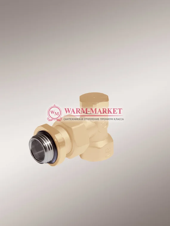 Purmo вентиль перекрывной угловой ½ МТВ 133 коричневый