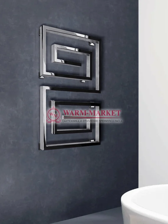 Garmonia l - дизайнерский полотенцесушитель из квадратного профиля