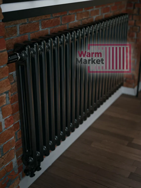 Axxinot Sentir 2090 - стальной трубчатый радиатор, нижнее подключение с термостатикой N69 твв