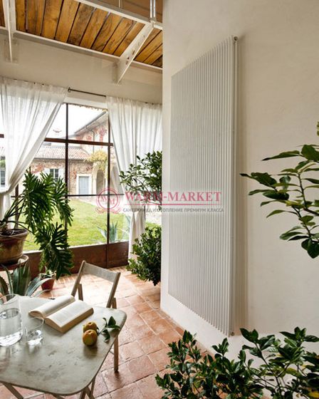 Вертикальный дизайн радиатор Caleido Canarino