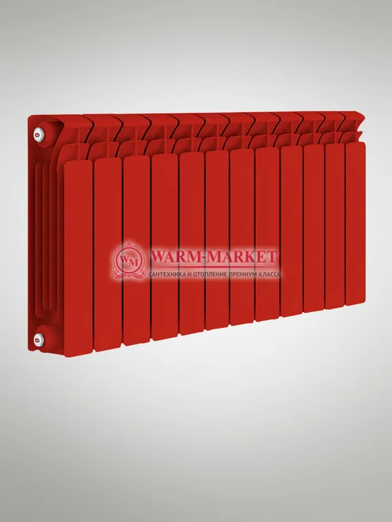 Rifar Base Ral 500 - цветной биметаллический радиатор с боковым подключением