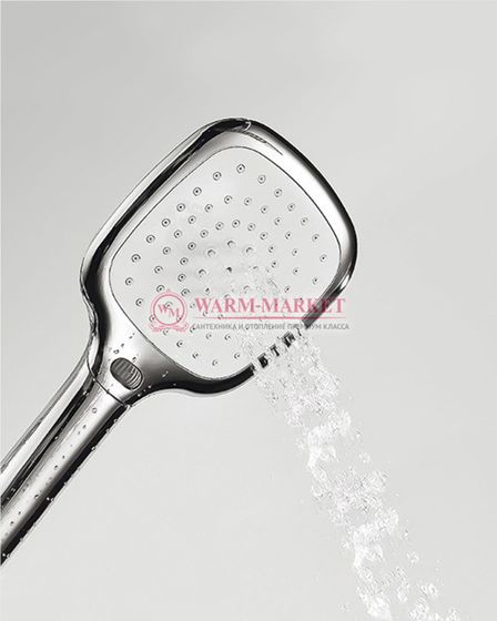 Встраиваемый комплект для душа с верхней душевой насадкой и лейкой черный A16069-Bl