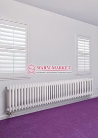 Трубчатый радиатор Dia Norm 2057-38 секций, двухтрубный с нижним правым/левым подключением.