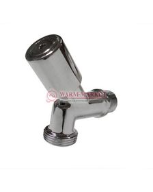 Кран хромированный DN15 1/2 GZ x 3/4 GZ