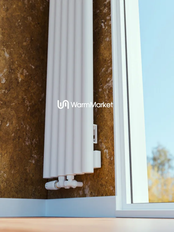 Bareng Monte V 1750 - вертикальный трубчатый радиатор высотой 1750 мм, нижнее центральное подключение