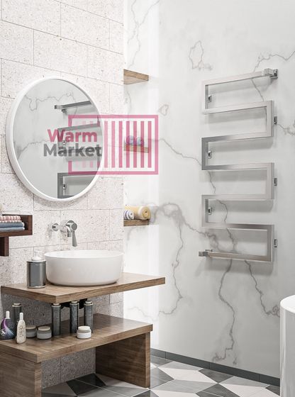 Axxinot Lurosa - змеевидный водяной дизайн полотенцесушитель из нержавеющей стали