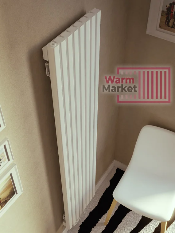 Axxinot Fortalla 40х40 V - вертикальный радиатор высотой 1250 мм, нижнее центральное подключение