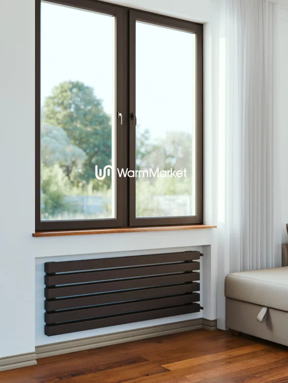 Bareng Livian Z 2500 - горизонтальный трубчатый радиатор шириной 2500 мм, боковое подключение