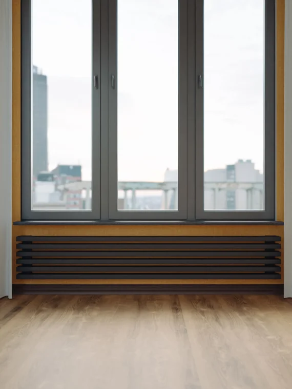 Bronto Plex Z - горизонтальный трубчатый радиатор шириной 1750 мм, боковое подключение