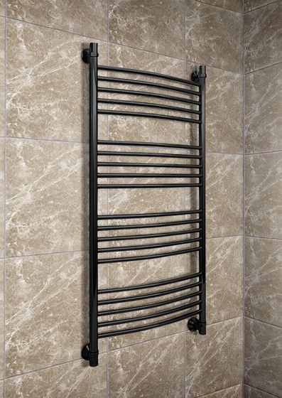 Bogema - водяной полотенцесушитель черного цвета