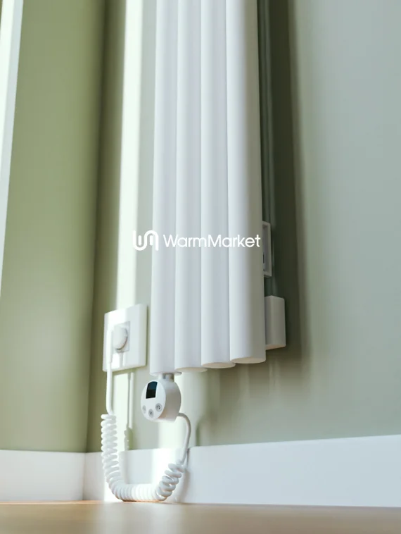 Bareng Monte VE 1000 - вертикальный электрический трубчатый радиатор высотой 1000 мм