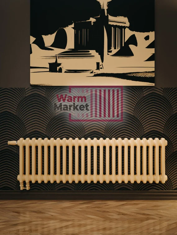 Axxinot Sentir 2037 - стальной трубчатый радиатор, нижнее подключение с термостатикой N69 твв