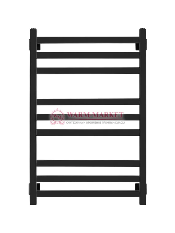 Электрический полотенцесушитель Secado Корсико 3 из нержавеющей стали, черный