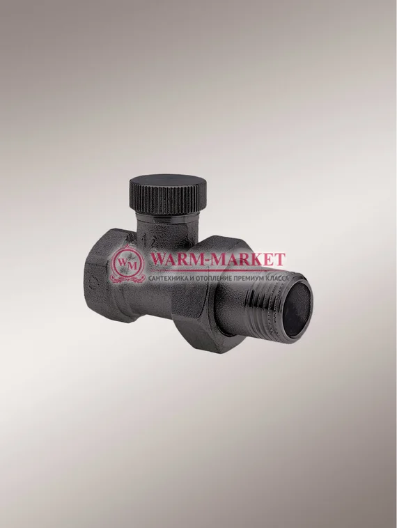 Узел запорный Hummel прямой ¾, никель