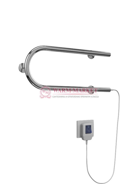 П-образный электрический полотенцесушитель, цвет бронза