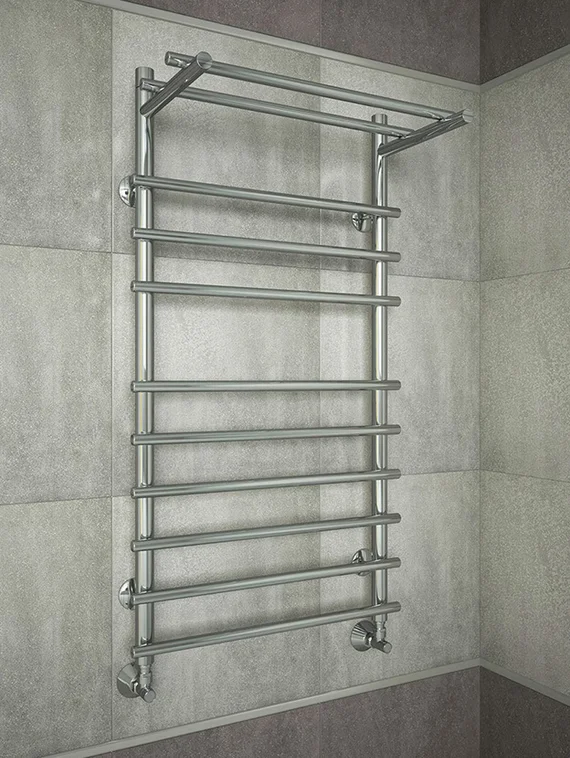 Vatra P - электрический полотенцесушитель с греющей полкой.