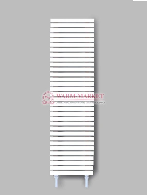 Steel VL 50х30 1500 - вертикальный трубчатый дизайн-радиатор шириной 630 мм, 25 секций