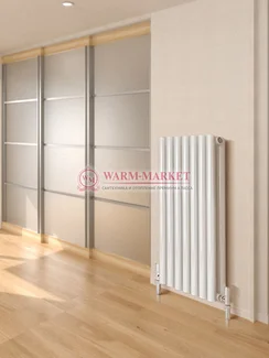 Трубчатый радиатор KZTO Garmonia V2 высотой 1295 мм напольного исполнения