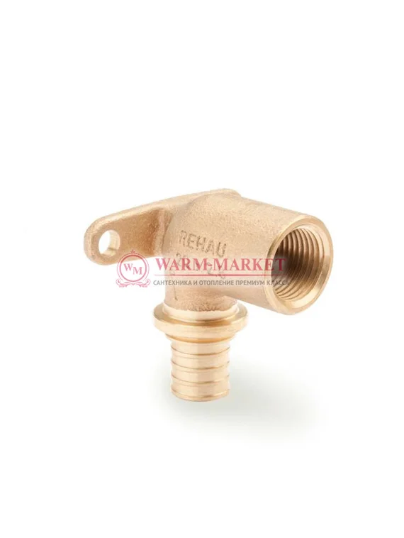 Угольник REHAU настенный с длинным патрубком 20-Rp 1/2 RX