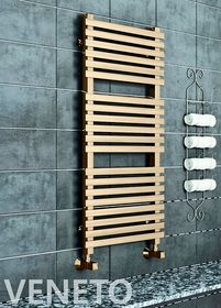 Veneto Bronze -  бронзовый дизайн полотенцесушитель с квадратным профилем.