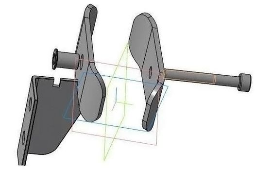 Монтажный набор для установки радиаторов ELIS (4 точки крепления с заглушками).
