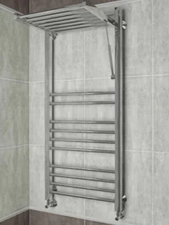 Valensia  - водяной полотенцесушитель с откидной полкой