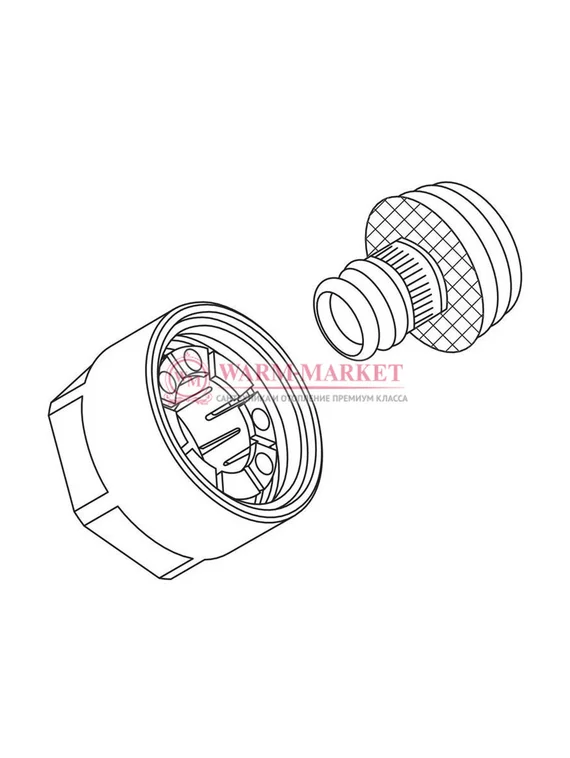 Резьбозажимное соединение REHAU stabil 16,2x2,6xG3/4