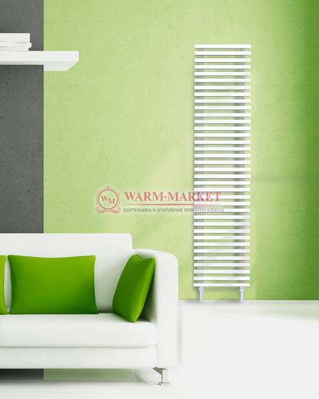 Steel VL 30х50 1980 - вертикальный трубчатый дизайн-радиатор шириной 430 мм, 40 секций