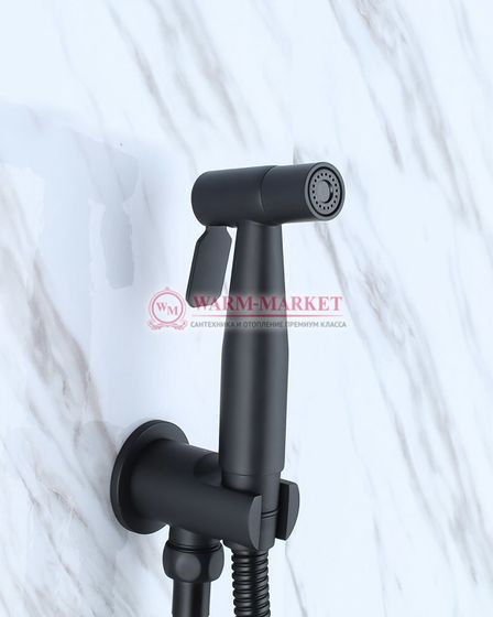 Комплект гигиенического душа Warmer Black Line 126120