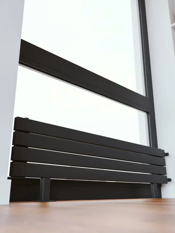 Bareng Temper ZN 2500 - напольный трубчатый радиатор шириной 2500 мм, боковое подключение