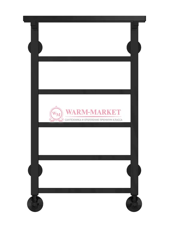 Контур П6-2 - водяной полотенцесушитель с полкой, нижнее подключение