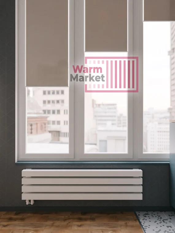 Axxinot Verde 60х60 Z - горизонтальный радиатор шириной 1000 мм, 2 секции