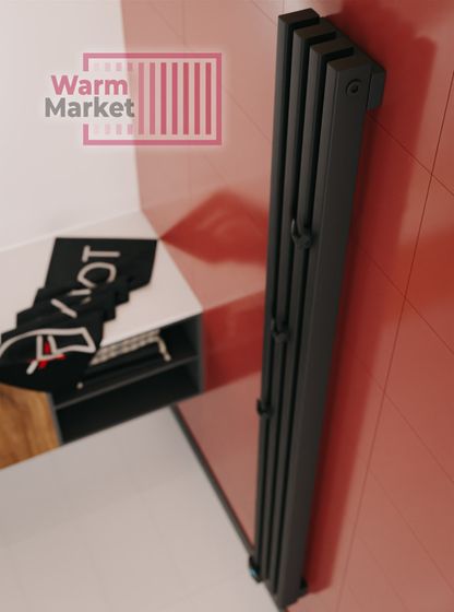 Axxinot Cardea 60х30 VE - вертикальный электрический радиатор высотой 1000 мм, 7 секций