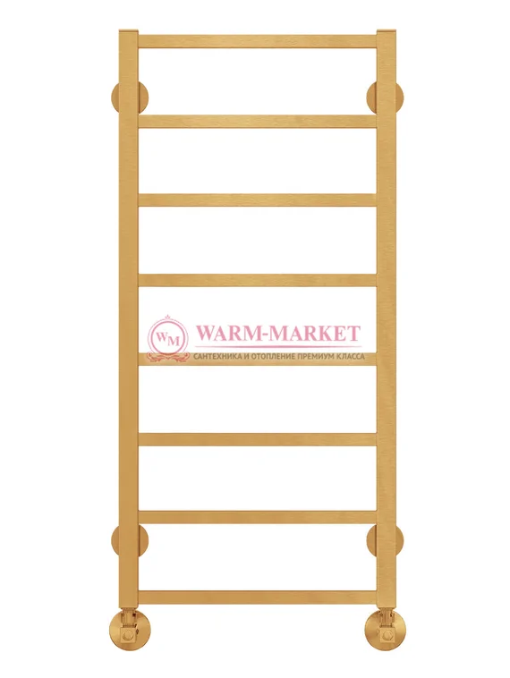 Контур П8-1 - водяной полотенцесушитель, нижнее подключение, цвет бронза