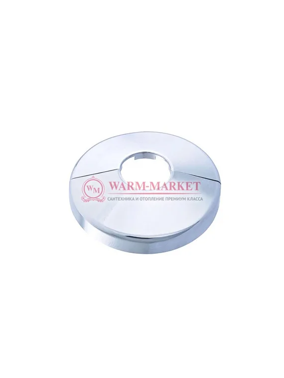 Декоративная розетка-крышка одиночная под 15 мм трубу