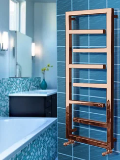 Corsica Bronze - бронзовый  дизайн полотенцесушитель оригинальной формы