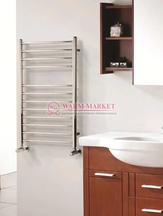 Bluebell Mat-дизайнерский полотенцесушитель из матовой полированной нержавеющей стали