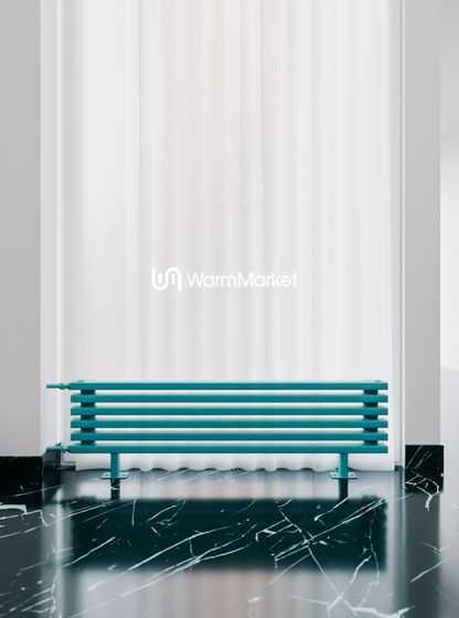 Bareng Select ZN 2500 - напольный трубчатый радиатор шириной 2500 мм, боковое подключение