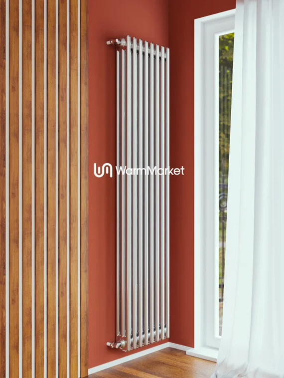 Axxinot Sentir Chrome 3180 - вертикальный трубчатый радиатор, боковое подключение N12