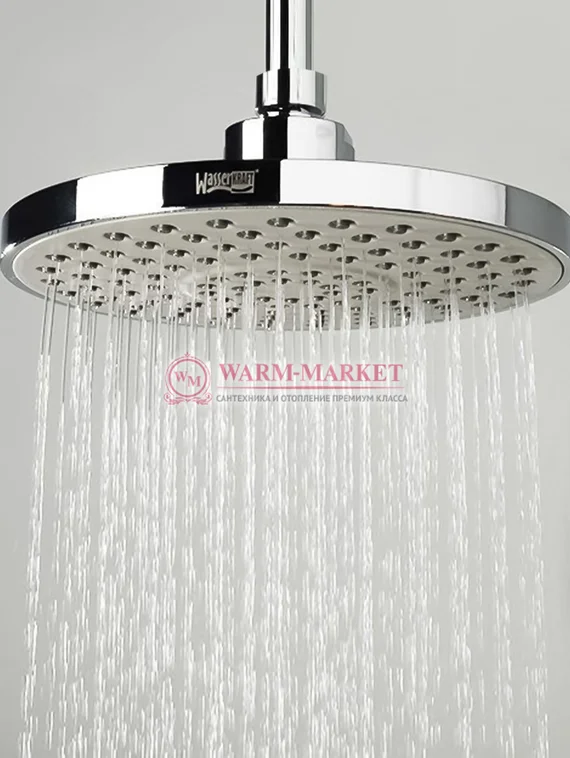 Встраиваемый комплект для душа с верхней душевой насадкой и лейкой черный A14229-Bl