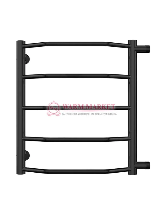 Виктория П5 - электрический полотенцесушитель, черный