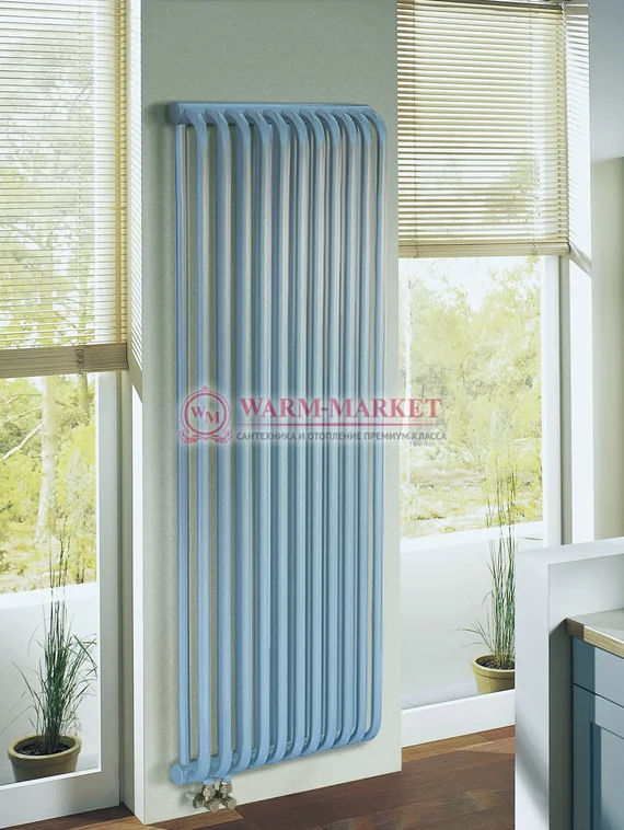 Вертикальный трубчатый радиатор KZTO RS‌K-3 высотой 2040 мм