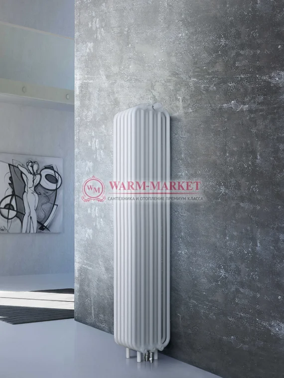Вертикальный трубчатый радиатор KZTO RS‌-5 высотой 1540 мм