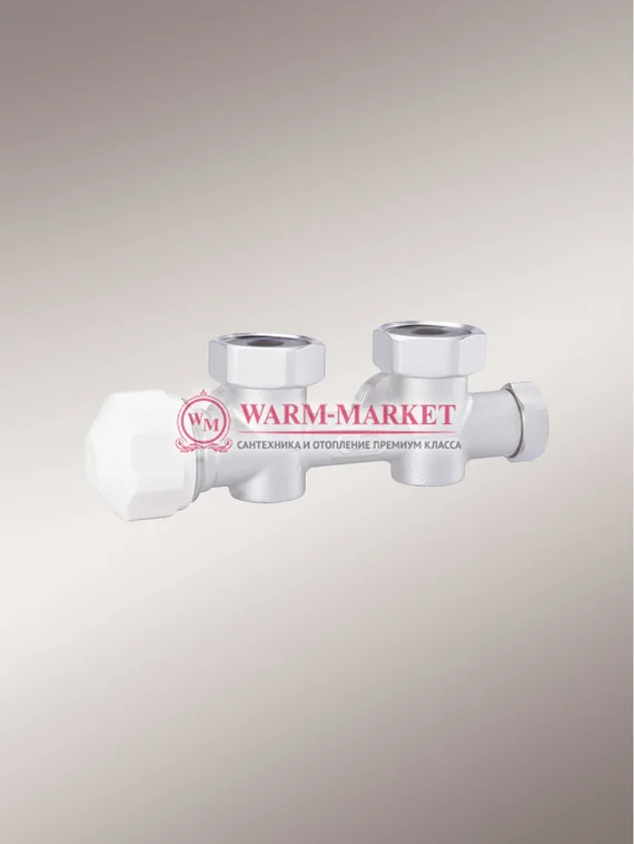 Tblock узел Hummel угловой с бойпасом, с 2 ниппелями G 1/2 х 3/4